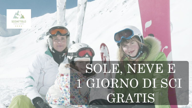 Hotel Scoiattolo Pampeago sole neve e sci gratis Offerta sole neve e un giorno di sci gratis a pampeago