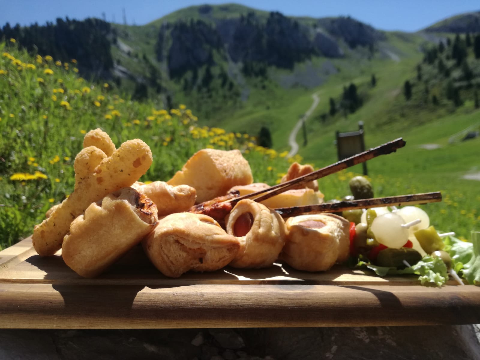 Finger food allo chalet Caserina